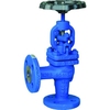 Globe valve Series: 35.007 Type: 418 Steel/Stainless steel Fixed disc Angle Pattern PN40 Flange DN50